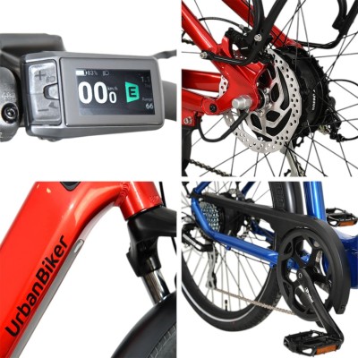 BICI ELETTRICA DA CITTÀ URBANBIKER UB100 BATTERIA 720WH BICI ELETTRICA DA CITTÀ URBANBIKER UB100 BATTERIA 720WH